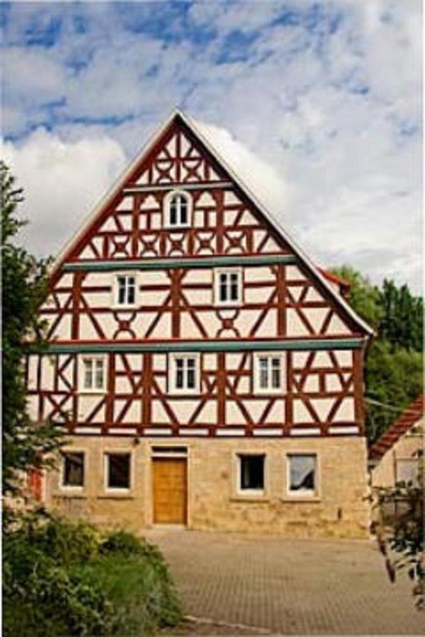 Gasthaus Holdermuehle Creglingen Buitenkant foto