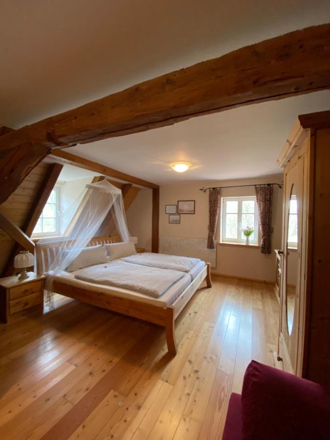 Gasthaus Holdermuehle Creglingen Buitenkant foto
