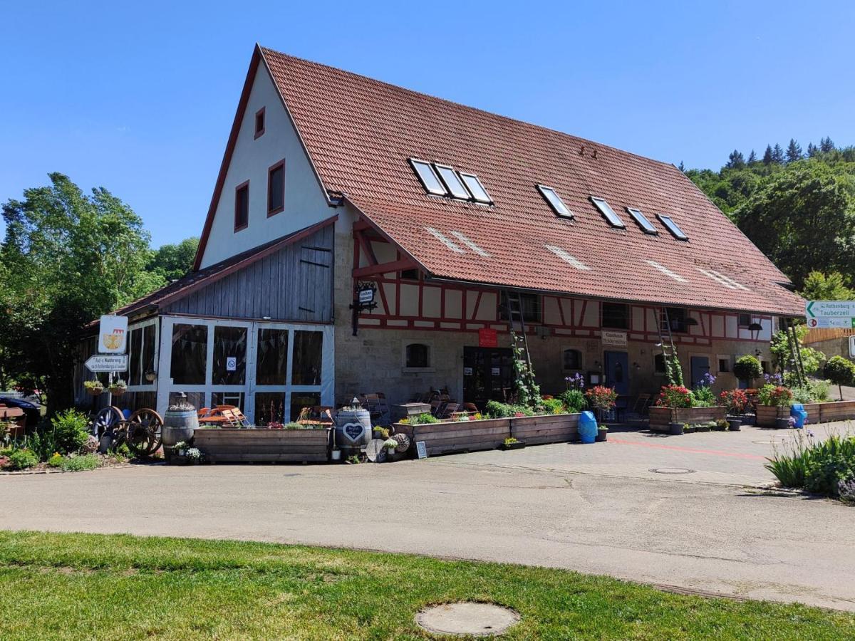 Gasthaus Holdermuehle Creglingen Buitenkant foto