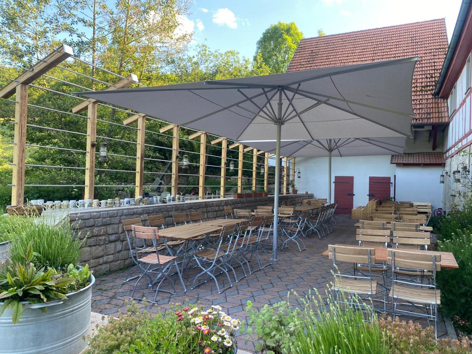 Gasthaus Holdermuehle Creglingen Buitenkant foto